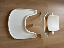 Stokke Tripp Trapp Essbrett und Set weiss gebraucht