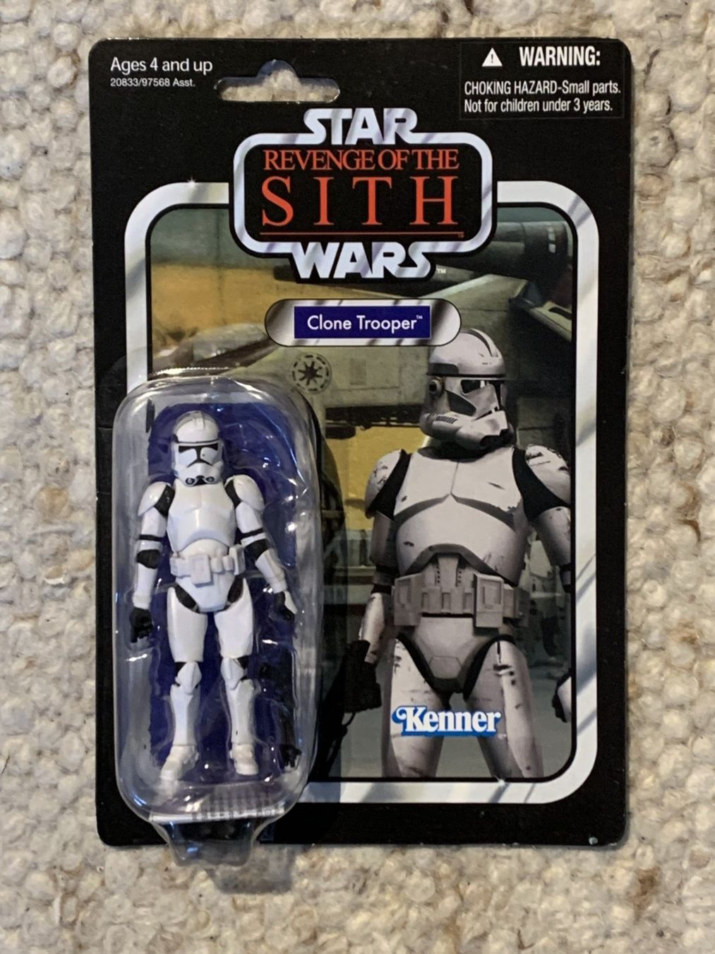 Hasbro Spielzeuge: Star Wars Vintage collection VC15 - Clone Trooper ROTS – Neu (gemäss Beschreibung) aus Gimel von marchaux2006