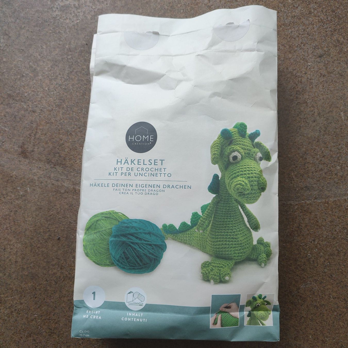 Kit bricolage: Häkelset Amigurumi Drache – Nuovo (secondo la descrizione) da Niederglatt ZH venduto da choconoisettes