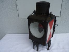 Antike Schiffslaterne Petrol