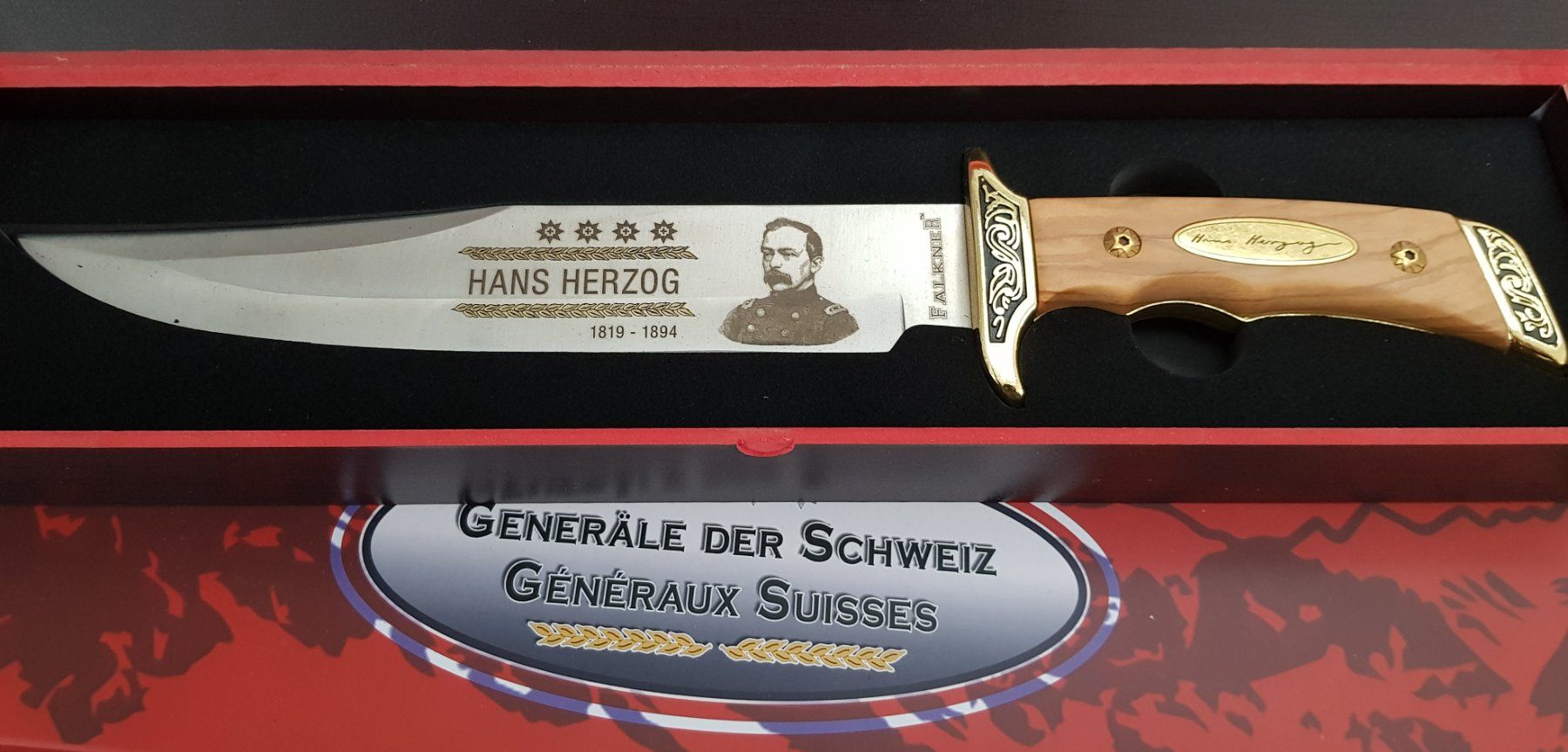 Coltelli: "Generäle der Schweiz" - 4er Messer-Set, limitiert – Nuovo e nell'imballaggio originale da Aesch LU venduto da tooni88 2