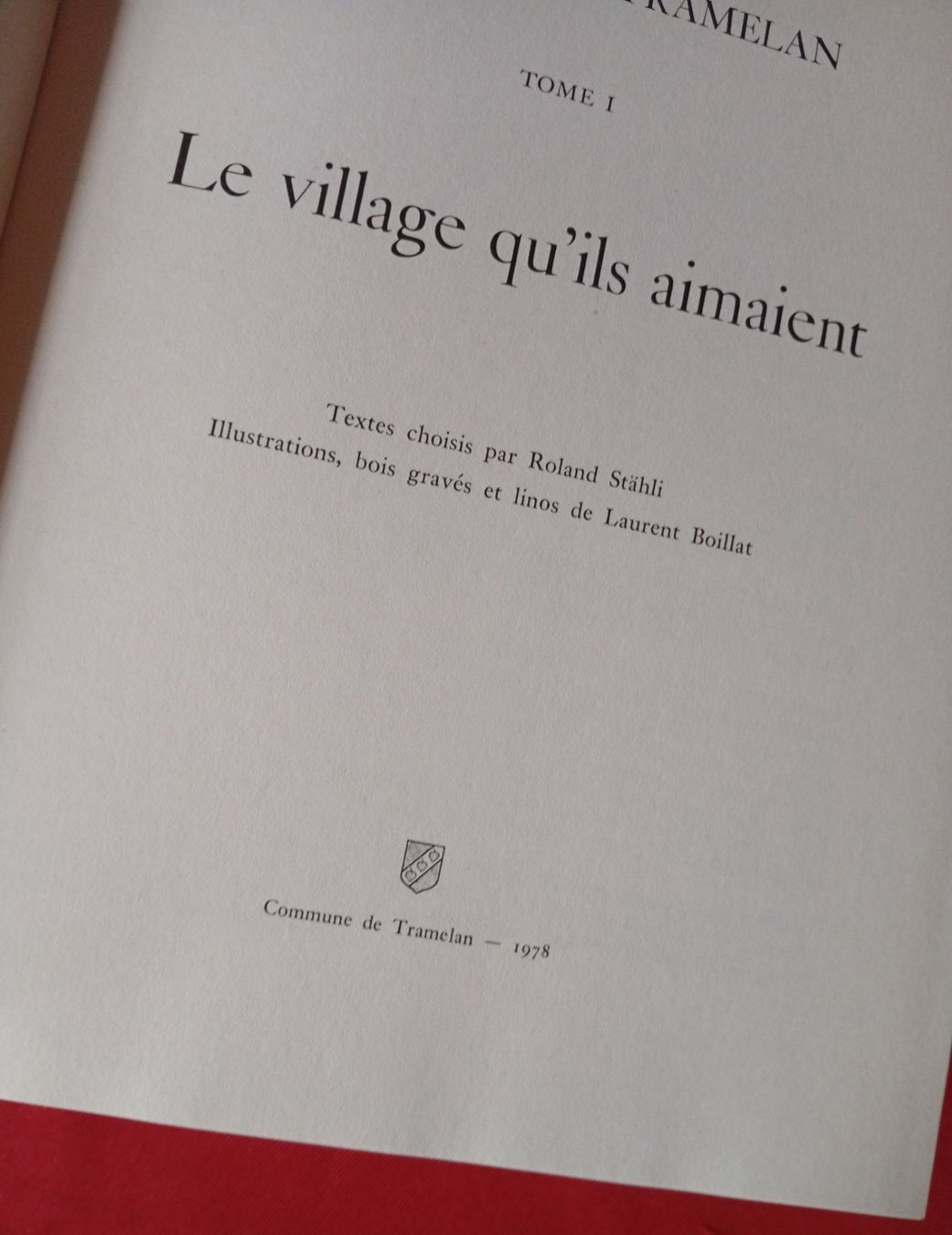 Libri: Tramelan, tome 1 et 2 – Usato da Perrefitte venduto da 36B 2