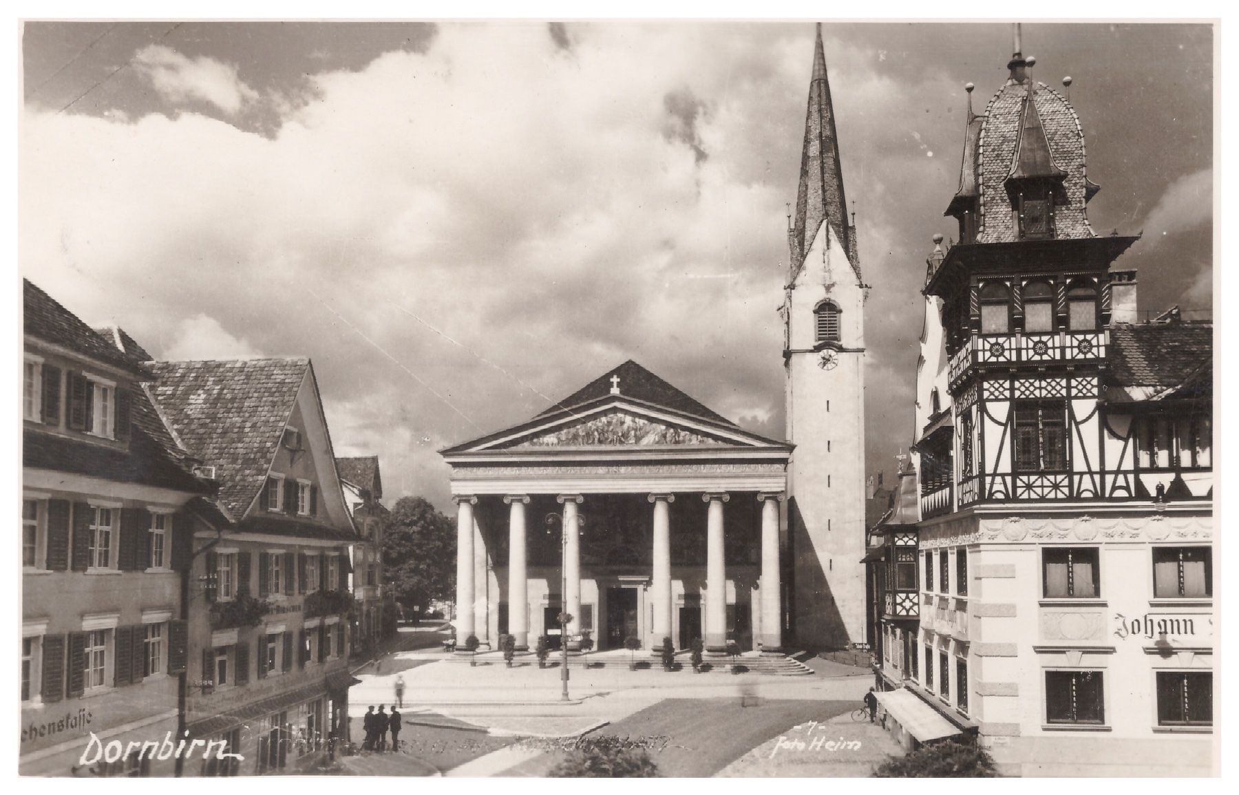 Cartoline postali: Postkarte Dornbirn 1949 – Usato da Niederglatt ZH venduto da Viktor1949