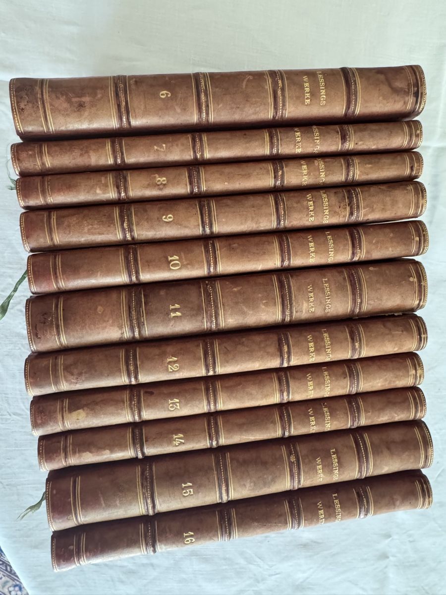 Libri: Ledergebundene Bücher, Lessings Werke – Usato da Langnau am Albis venduto da pla_2vk5 1