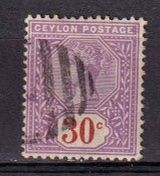 Ceylon, Mi 123 b ⊙, KW € 3.00