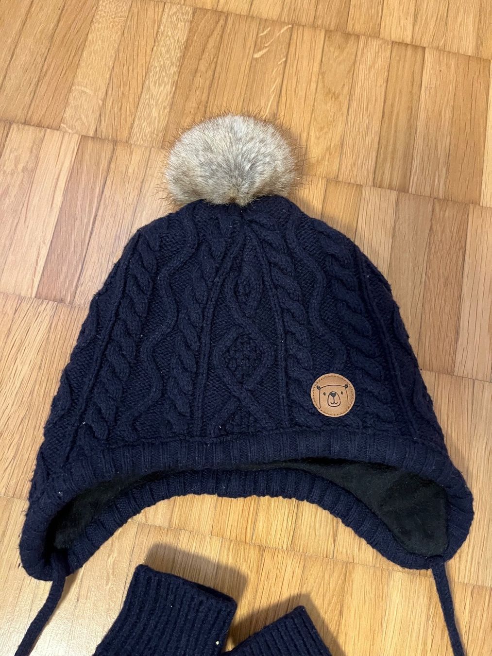 Guanti: H&M Warme Strickmütze + Handschuhe, dunkelblau Gr. 98 – Usato da Jona venduto da Good_luck1_ 1