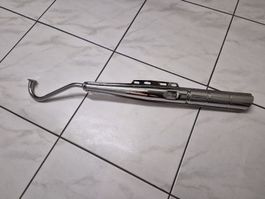 Puch Maxi Auspuff 18mm 1-Teiler Nachbau Neu