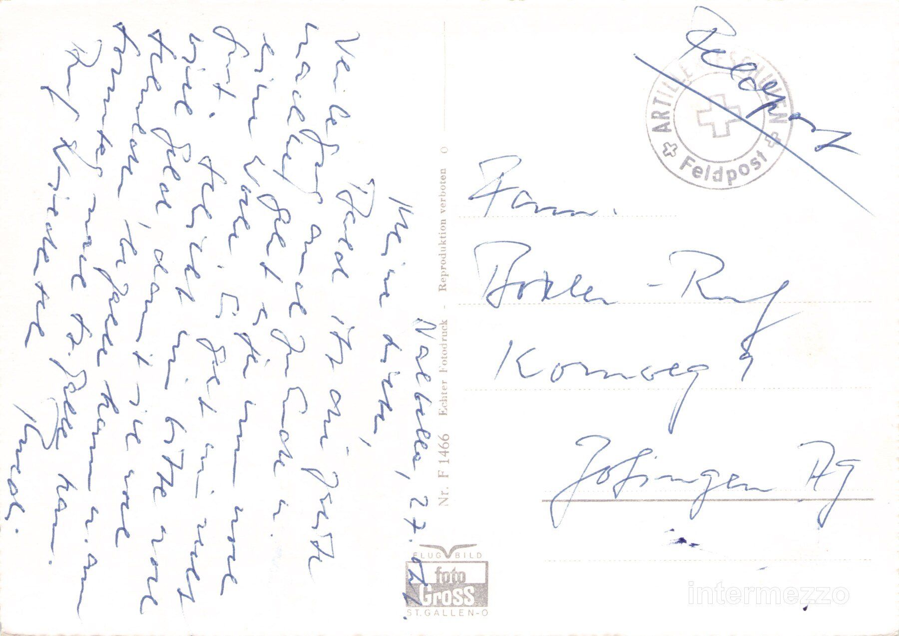 Cartoline postali: Valbella GR // Flugaufnahme Lenzerheidesee Lenzerheide – Usato da Basel venduto da intermezzo12 1