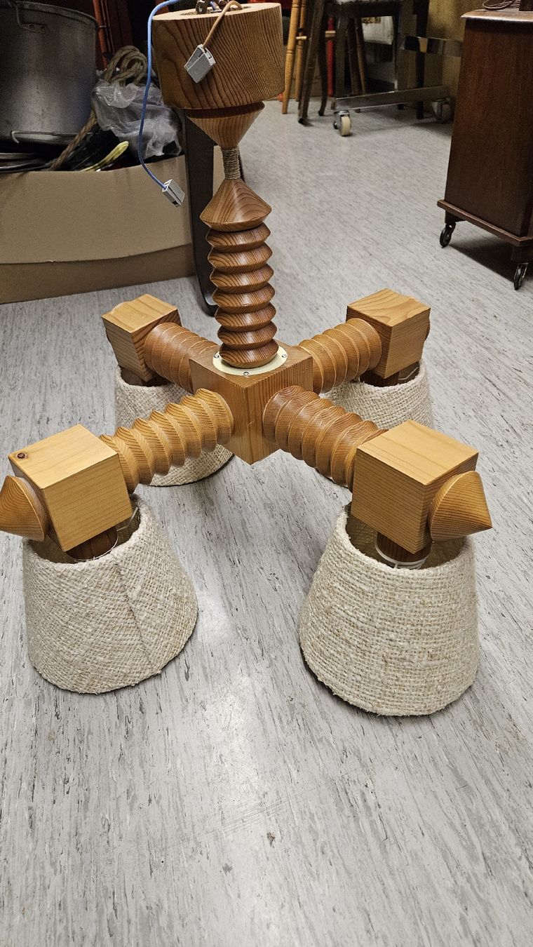 Lampadari & plafoniere: Lustre en bois – Usato da Cortébert venduto da fli_yk5q