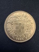 Gold Vreneli,  Fr. 20.- 1935LB
