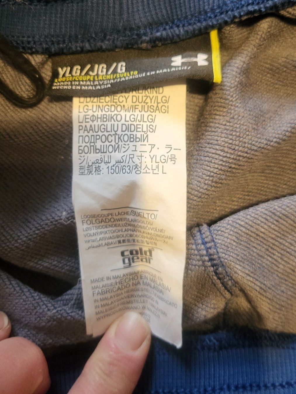 Pantaloni: Trainerhose blau melange – Usato da Zürich venduto da Sibetti 1