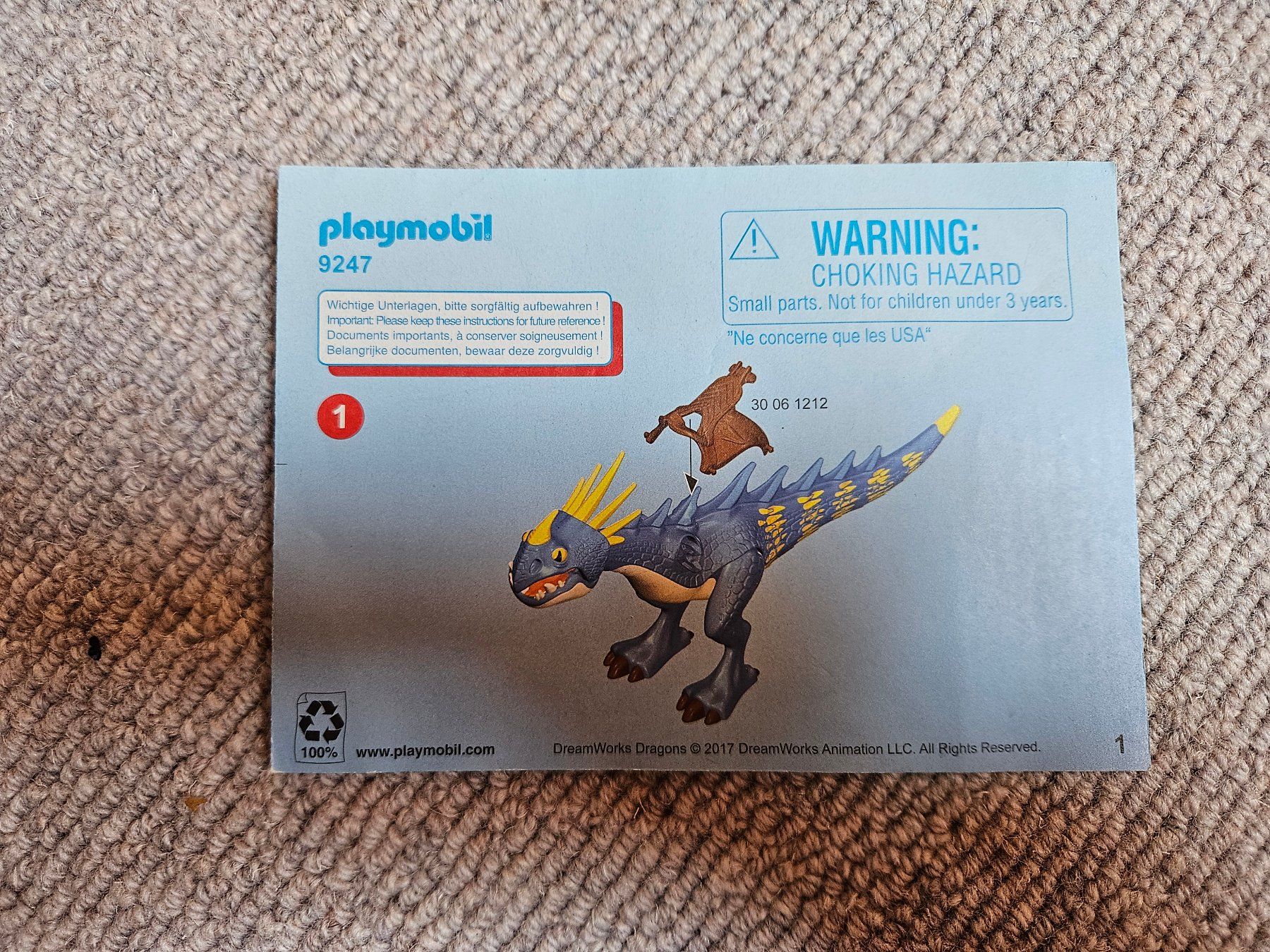 Playmobil Spielzeuge: Playmobil 9247 Drache mit Wikinger Figur – Gebraucht aus Gontenschwil von regentag 1