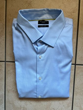 Hemd langarm Olymp No. 6 Super Slim Grösse 43 - neu