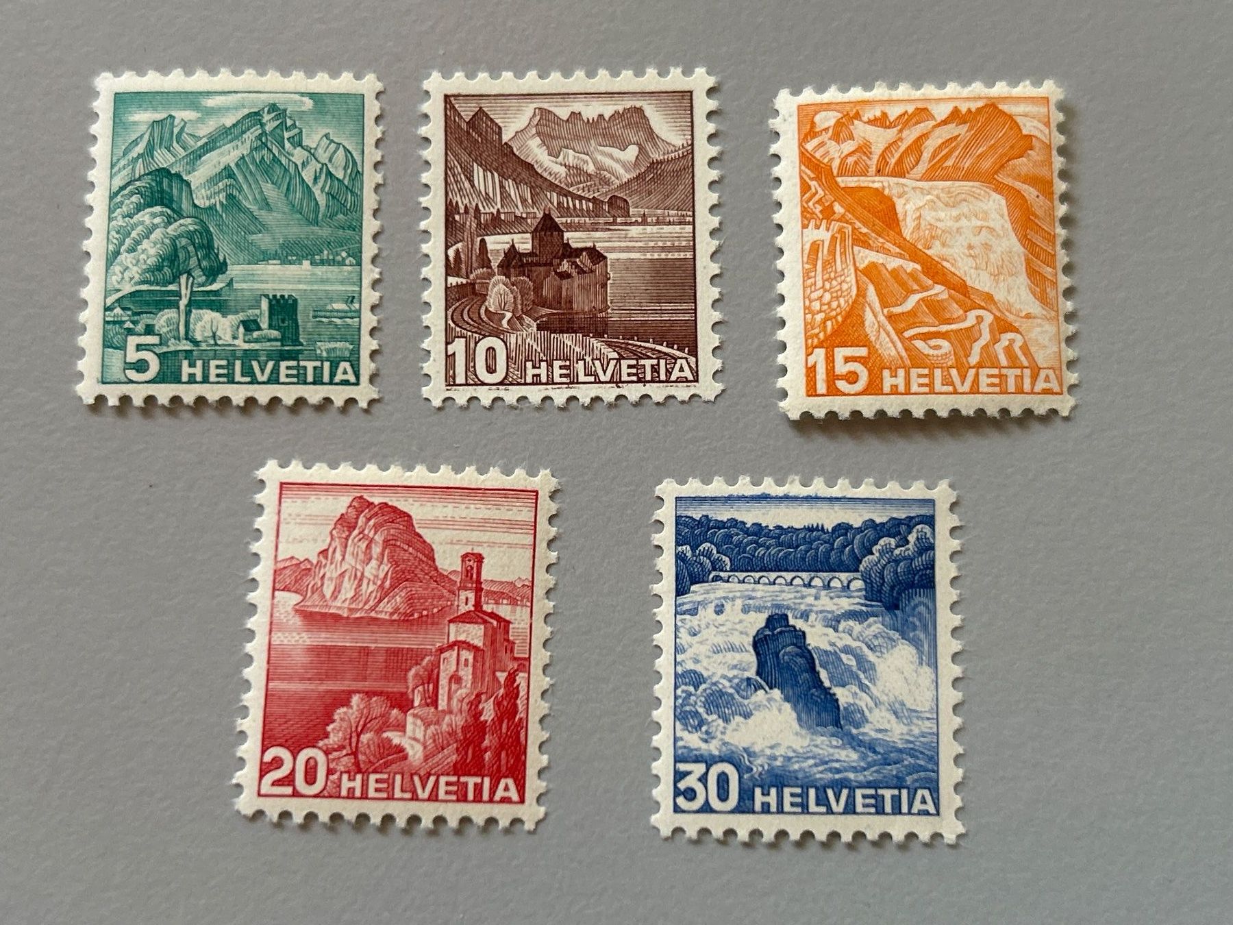 Tutti i francobolli: Briefmarke - Schweiz - von 1936 - postfrisch – Nuovo (secondo la descrizione) da Villnachern venduto da RicardoMary