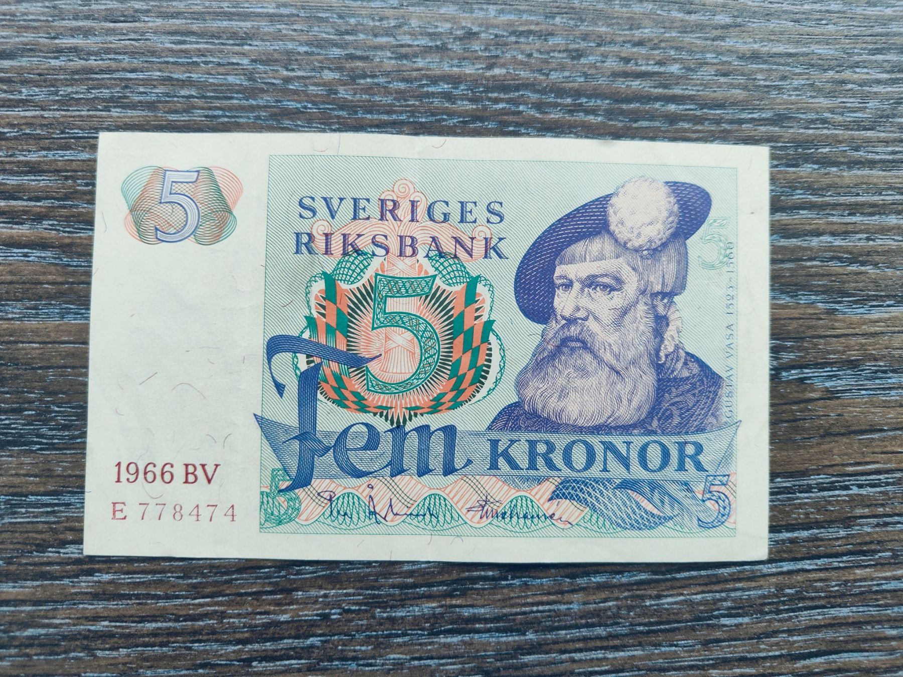Billets de banque: Schweden 5 Kronen 1966 !!!!!! – D'occasion à Flaach par Lonzo99
