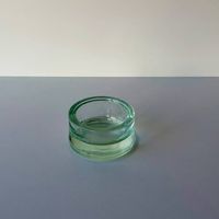Massive kleine Glasschale  1 kg, Ø 11,5 cm