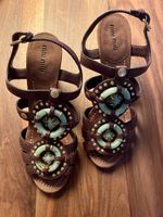 Miu Miu Sandalen, braun, Gr. 39, Spezielles Design!