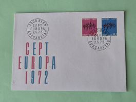 1. Tagesbrief Europa Marken 2.5.1972 gestempelt