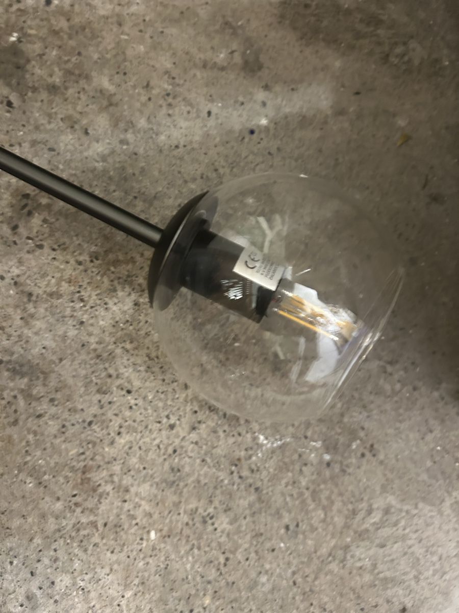 Lampadari & plafoniere: Deckenleuchte schwarz mit 5 Glaskugeln – Usato da Zürich venduto da tat_szj2 1