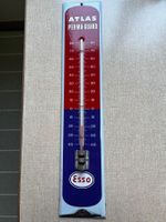 Thermometer Emailschild Esso - Atlas, vintage