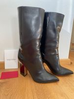 Valentino Black Leather Boots 36 IT / 37 FR