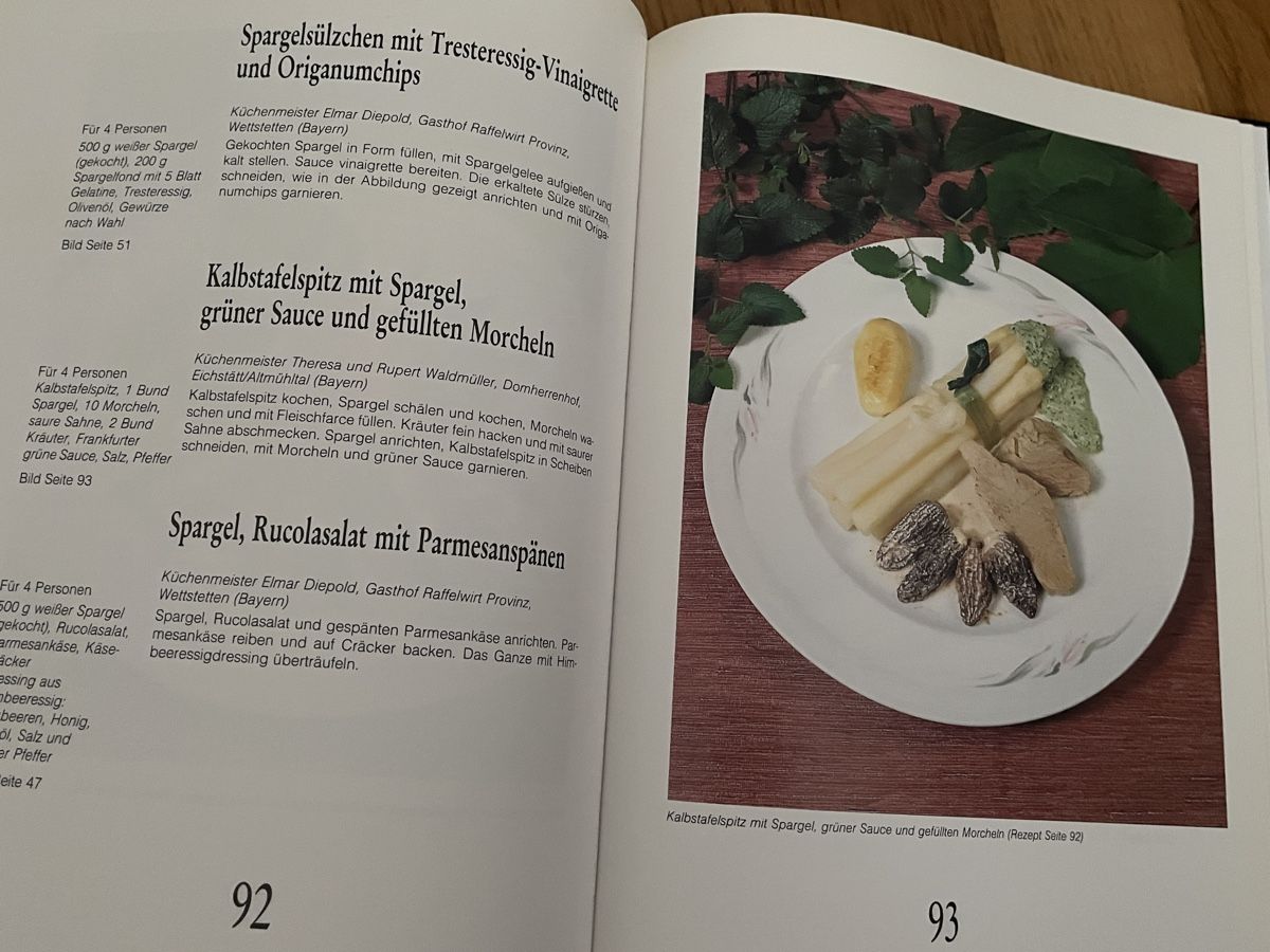 Bücher: Spargel - Kochbuch von Bernhard Stein – Gebraucht aus Zürich von silab69 6