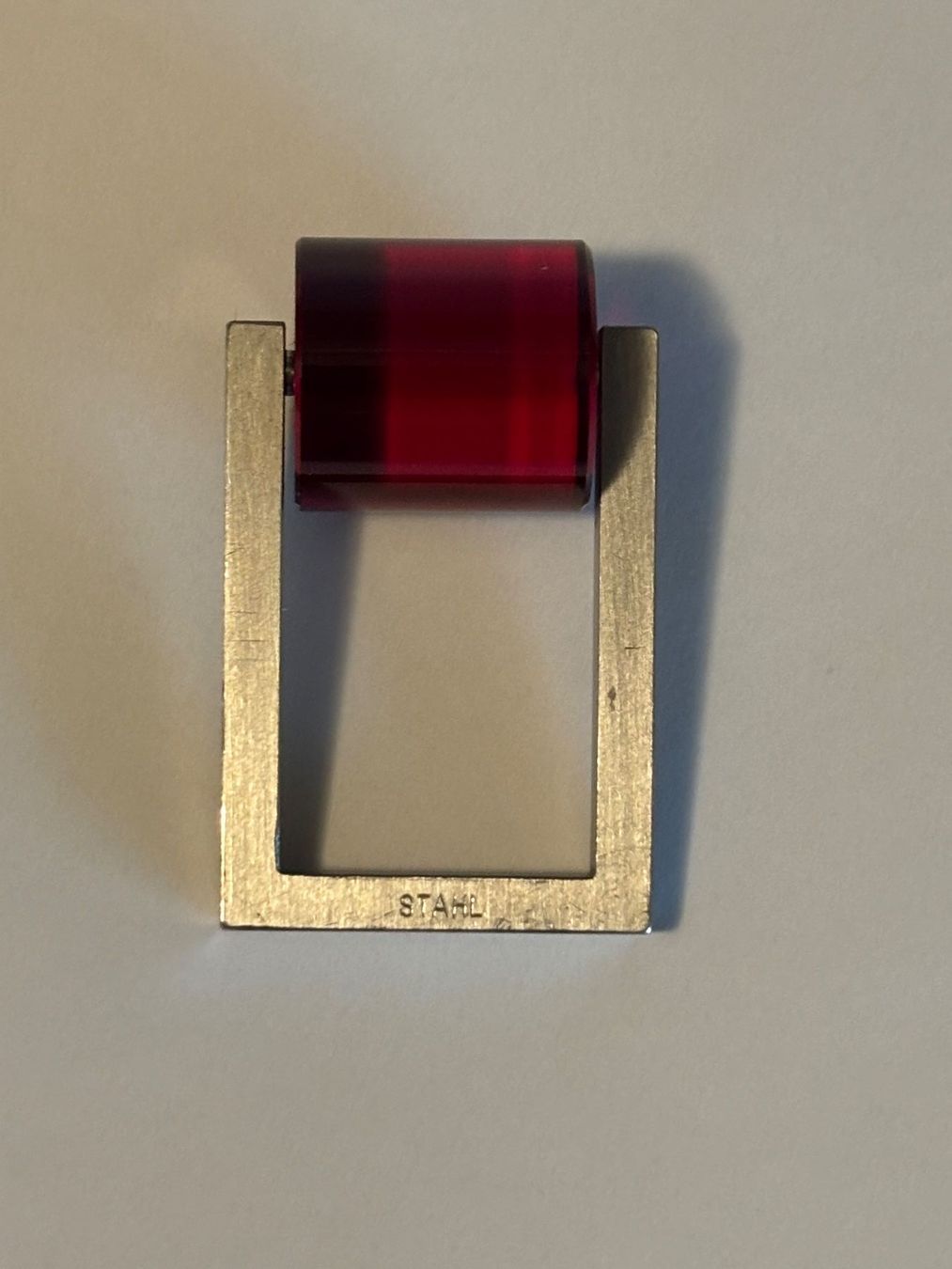 Ringe: Ring Edelstahl mit Farbstein von Niessing – Gebraucht aus rotkreuz von baudisch 2
