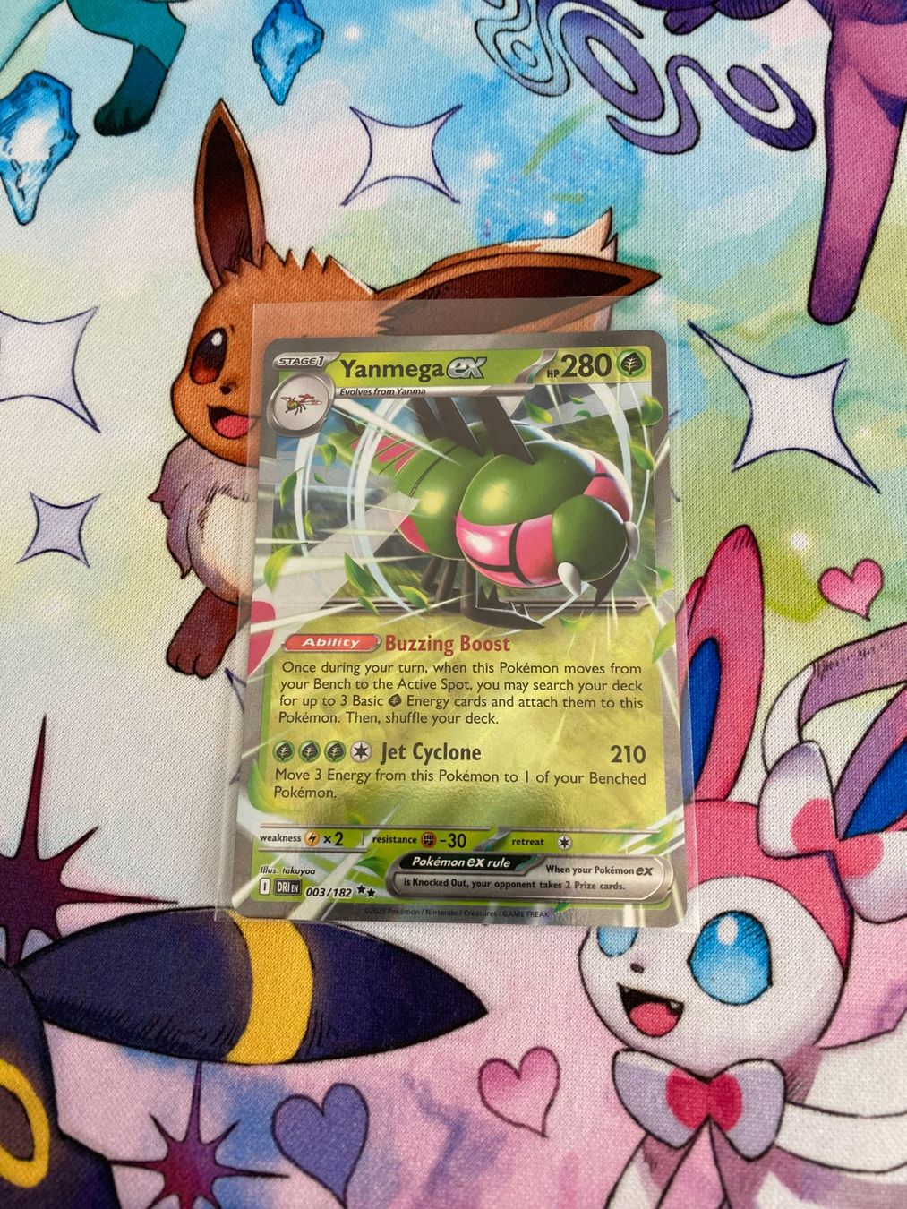 Pokémon Sammelbilder & Trading cards: Pokemon Yanmega EX 003/182 DRI – Gebraucht aus Grindelwald von TSG-G-Town