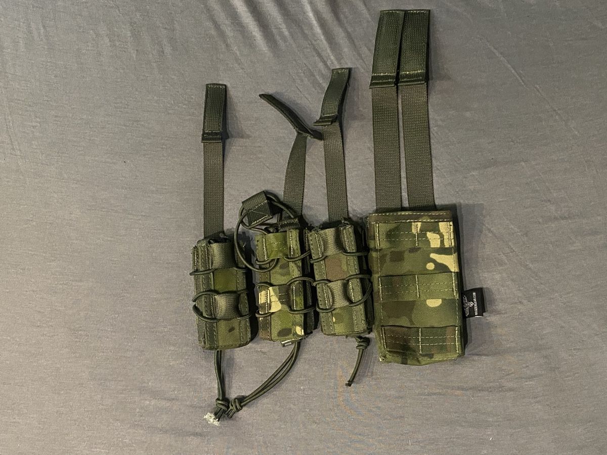Uniformi: Airsoft Multicam Tropic Invadergear pouches – Usato da Safenwil venduto da _e_99_