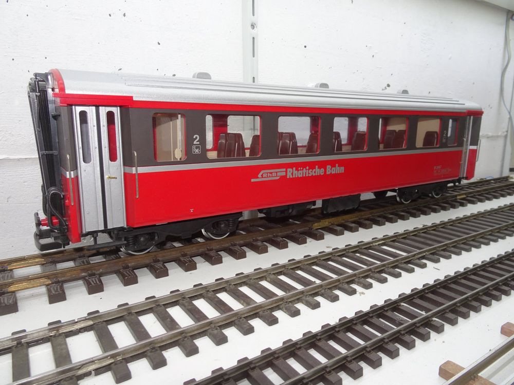 LGB Personenwagen RhB B2467 Innenbeleuchtung Spur G 33670 (Gebraucht ...