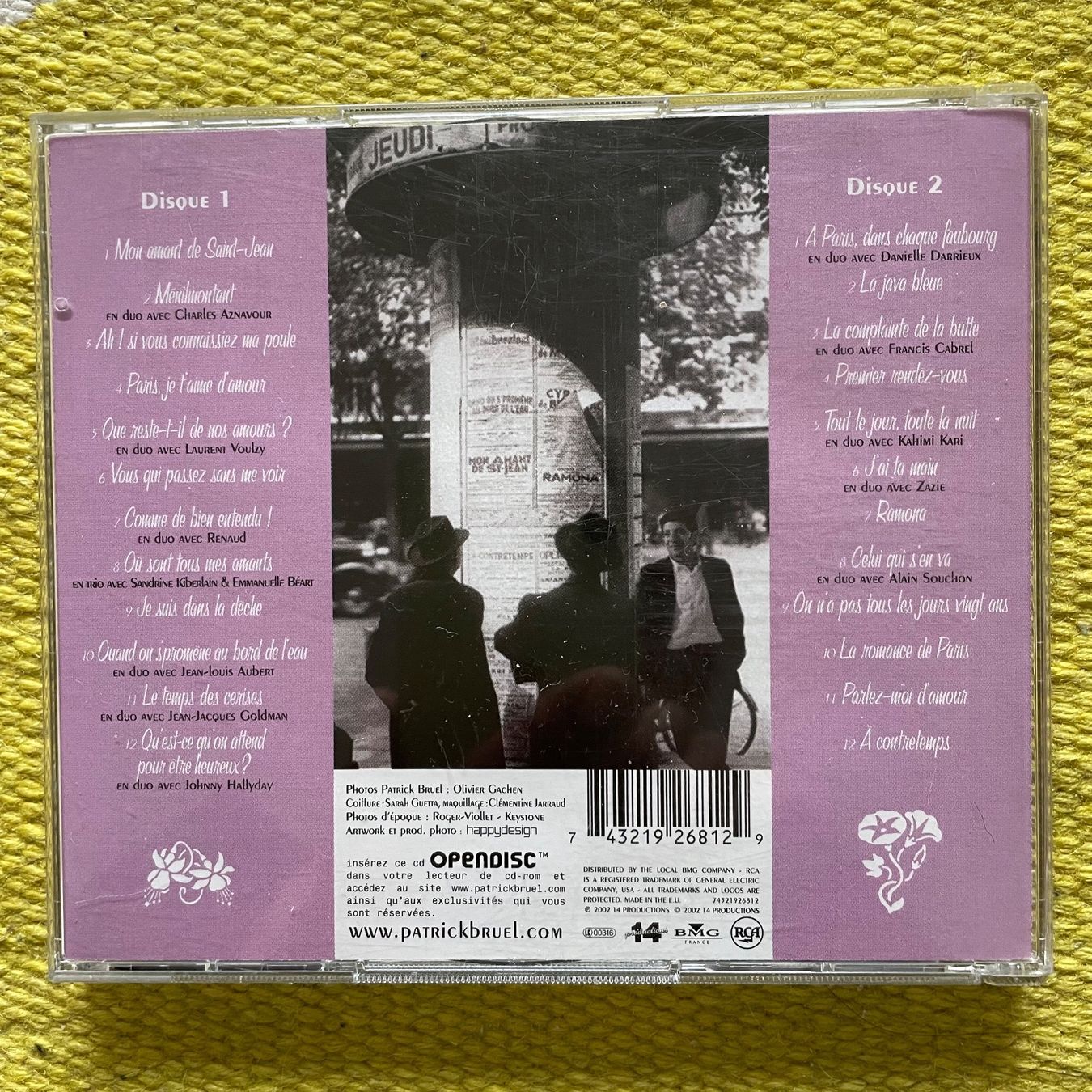 CDs: PATRICK BRUEL-2CD ENTRE DEUX…… – Gebraucht aus Rorschacherberg von CD-Roli 1