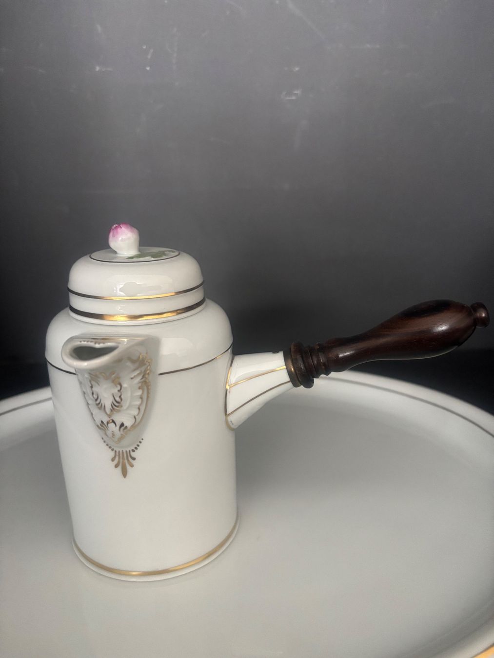 Fürstenberg Set di piatti: Vintage Chokolate Set "Lesen", Barbara Walters Kollektion – Usato da Bettwiesen venduto da Raisa1973 1