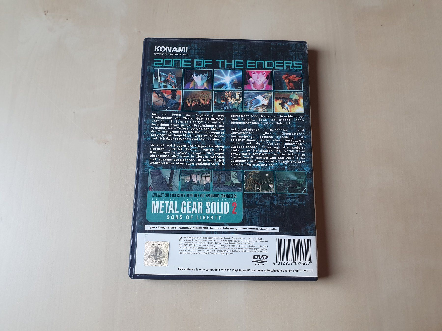 Sony Spiele: Zone of the Enders – Gebraucht aus Stansstad von collectorsshop 1