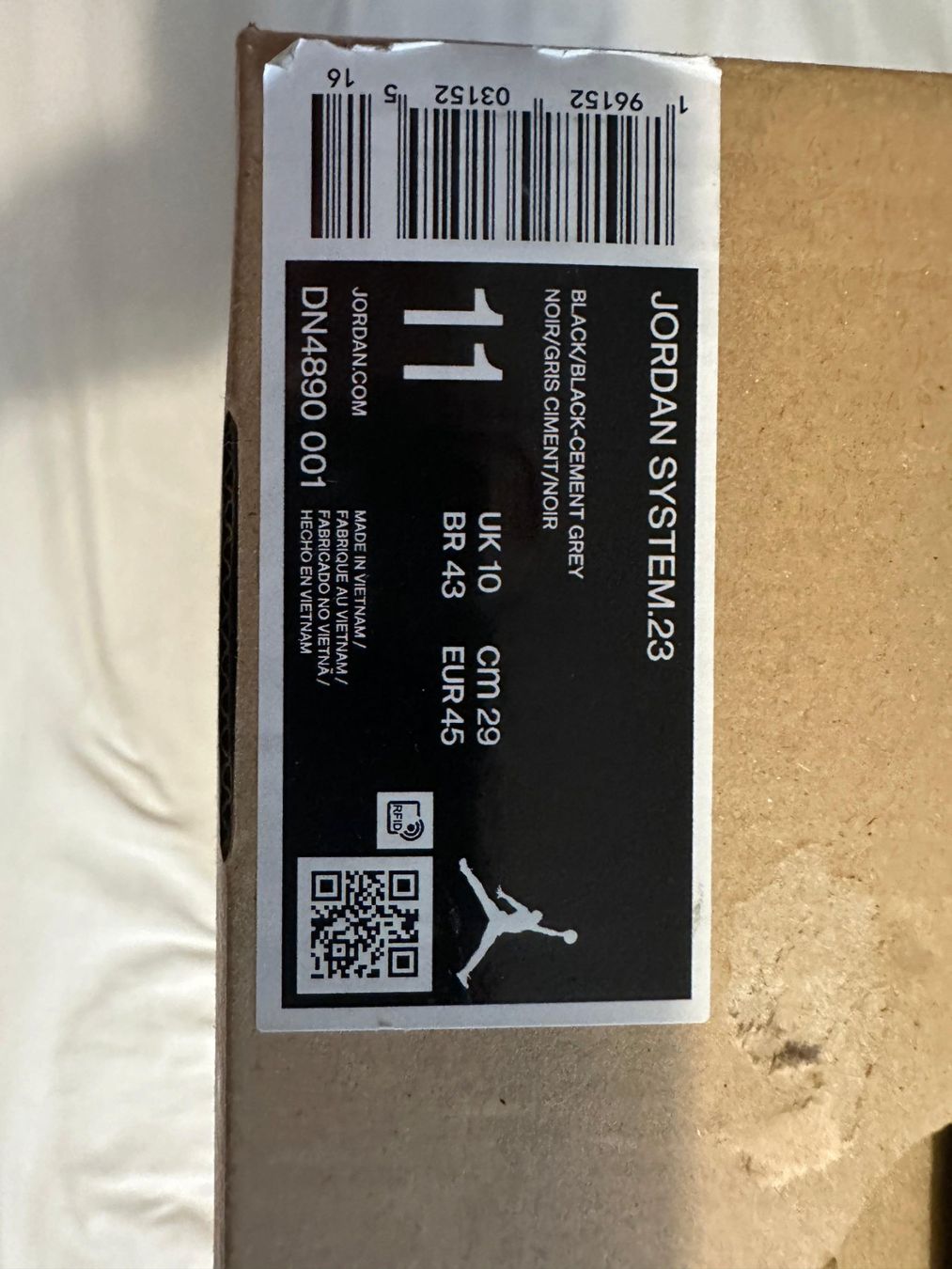 Jordan Herrenschuhe: Jordan System.23 Black Cement Grey (EU 45) – Neu und originalverpackt aus Wettingen von bestrox 2