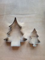 2 Ausstechformen "Weihnachtsbaum", "Tannenbaum" für Guezli