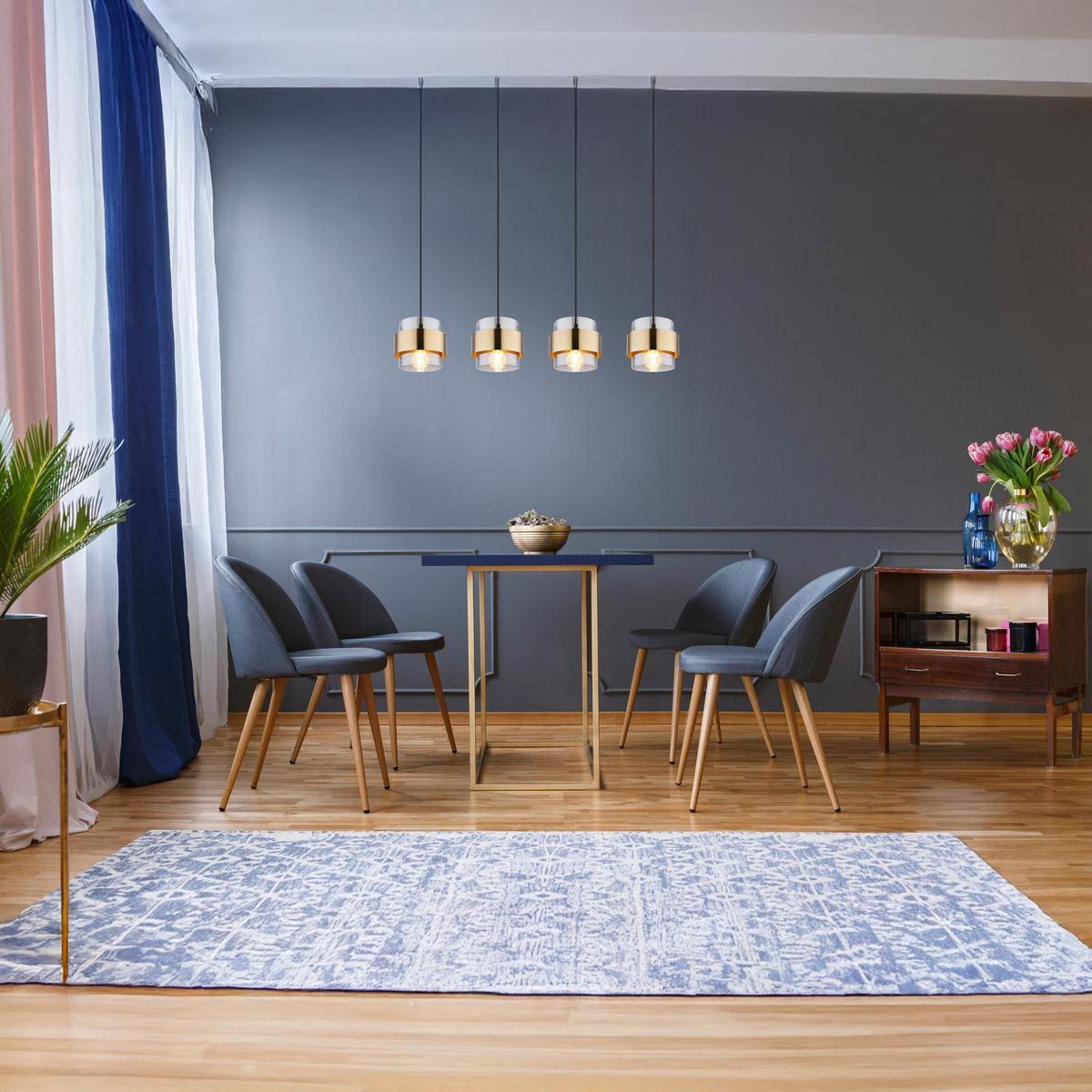 Kronleuchter & Deckenlampen: Pendelleuchte, Glas, 110 cm x 18 cm – Neu (gemäss Beschreibung) aus Kreuzlingen von Smart-Light 2