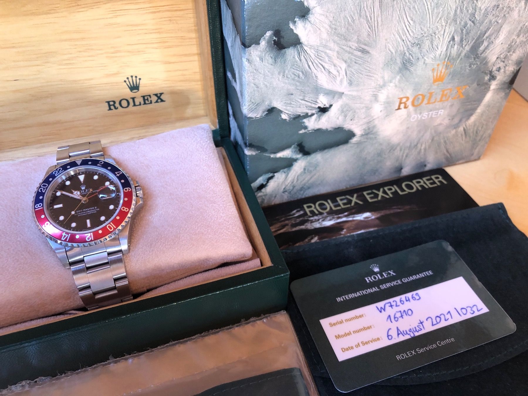 Rolex Orologi: Rolex 16710 LN GMT Master II Box Papiere – Usato da Itingen venduto da bubibu 8
