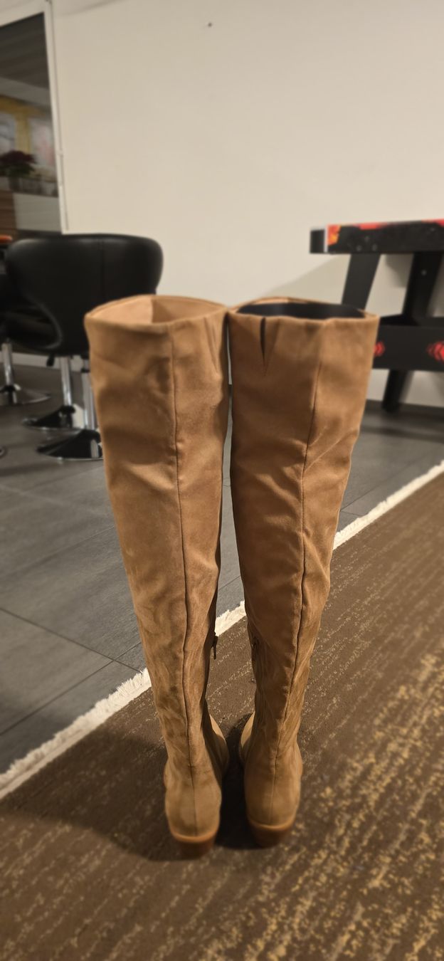 Anna Field Scarpe da donna: Damens Overknee Stiefel Beige 36 – Nuovo (secondo la descrizione) da Baden venduto da slaesh 2