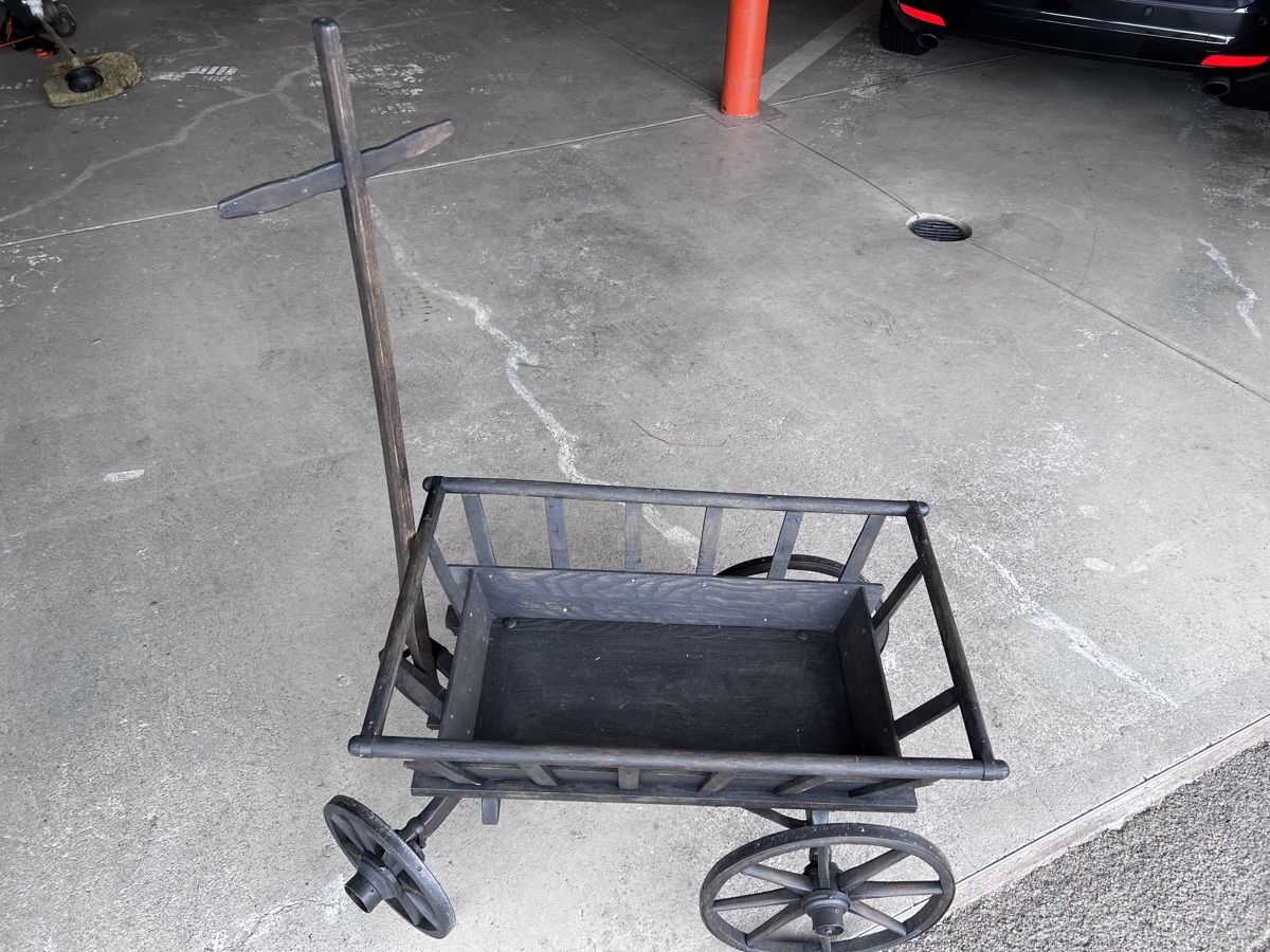 Tutte le decorazioni: Rustikaler Holz Handwagen Bollerwagen Deko Garten – Usato da Oberengstringen venduto da Dreamteam1