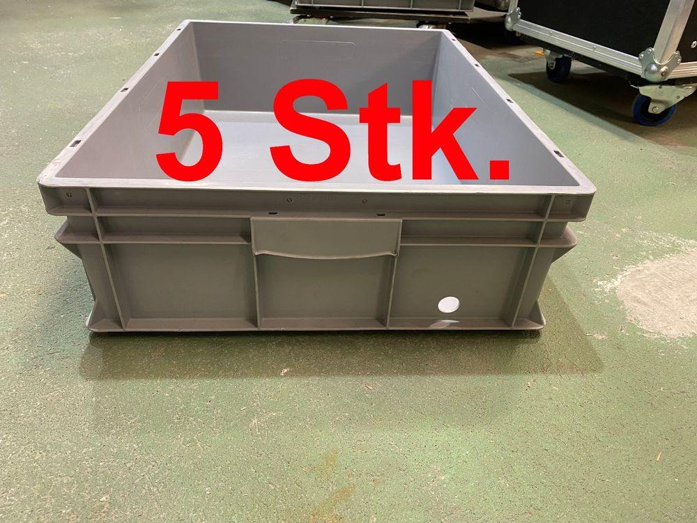 5x Kunststoff Kiste ev. Rako Utz Stapelbehälter Stapelbox (Gebraucht ...