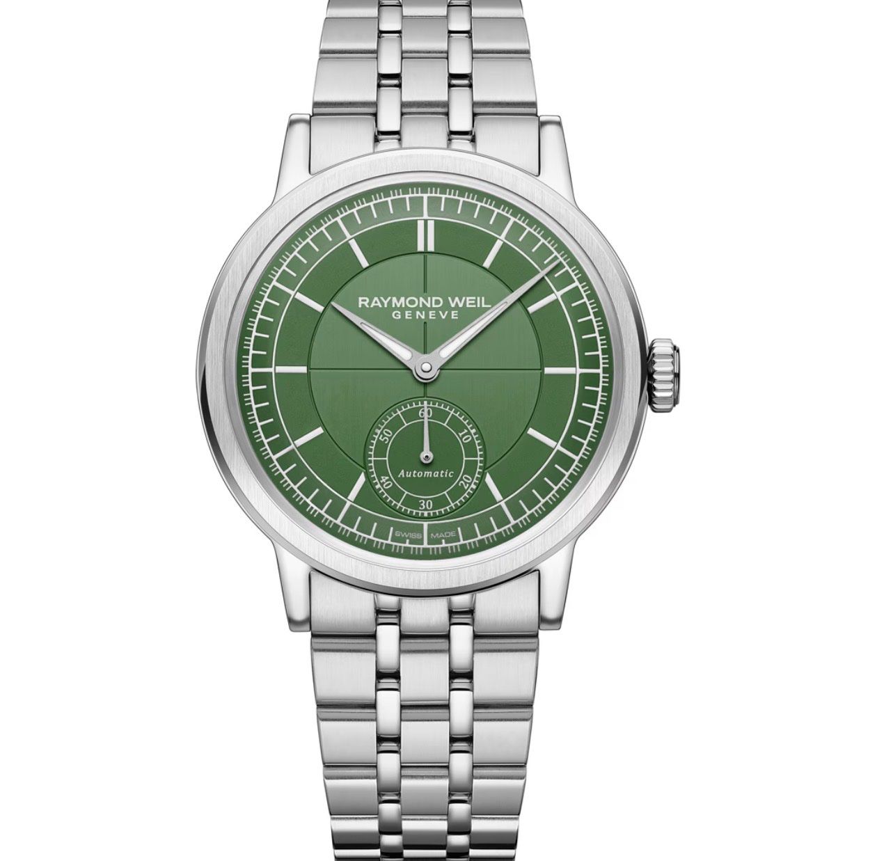 Raymond Weil Orologi: Raymond Weil Millésime Petite Seconde -Vert British - 39.5mm – Nuovo (secondo la descrizione) da Meyrin venduto da Samos23 5
