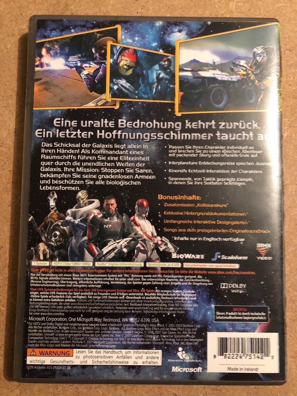 Giochi: Mass Effect für Xbox 360 – Usato da Kestenholz venduto da Mad18 1