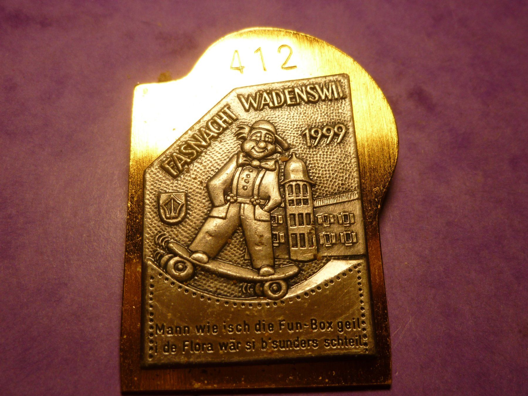 Placchette & Badge: WÄDENSWIL 1999 GOLD – Usato da Ried (Muotathal) venduto da Mandarin02