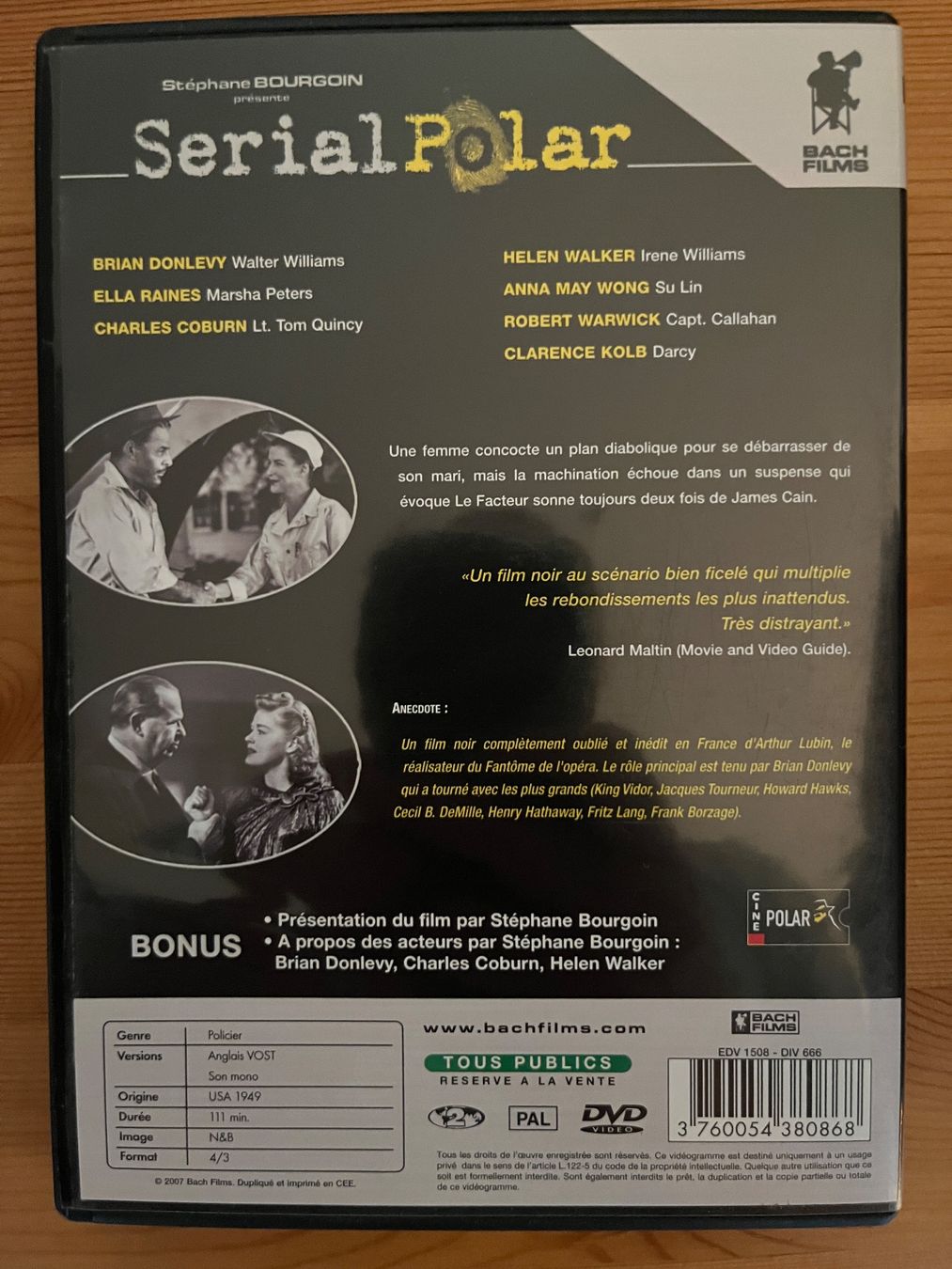 Alle DVDs: IMPACT - ARTHUR LUBIN - BRIAN DONLEVY – Gebraucht aus Lausanne von sbar224 1