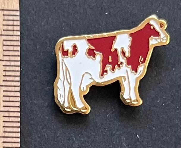 Swiss Plaquettes & Badges: Kuh gefleckt, Pin – D'occasion à Ostermundigen par DaxKarten-75