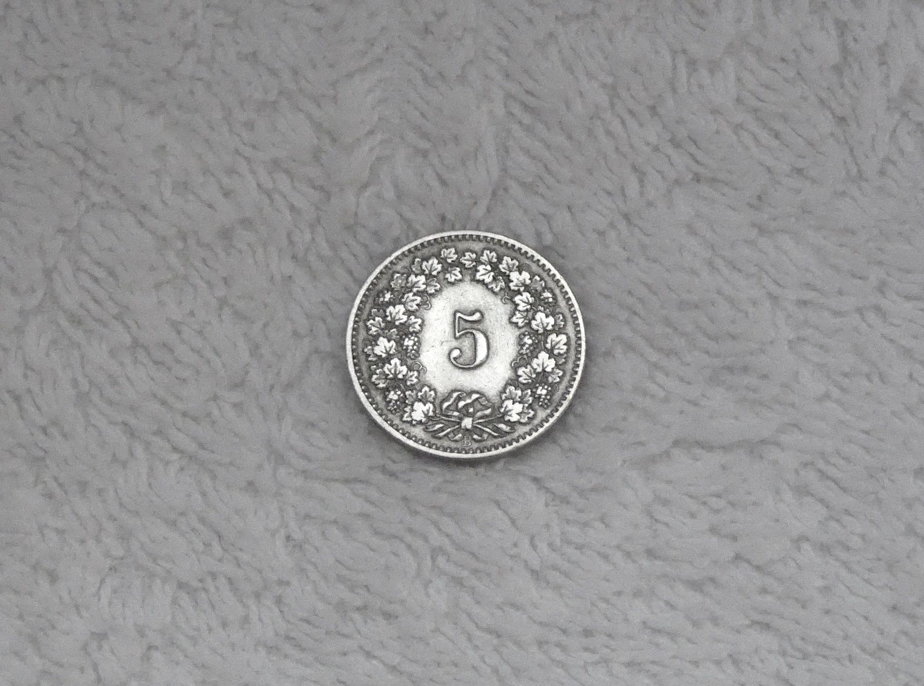 Tutti le monete: 5 centimes/Rappen 1893 – Usato da Nyon venduto da Ilmi09 1