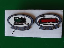 Pins Anstecker SBB 460 und BRBH 2/3 2 Stk