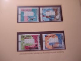 Abart Automatenmarken 2001 **, Satz, Rhombusartig geschnitte