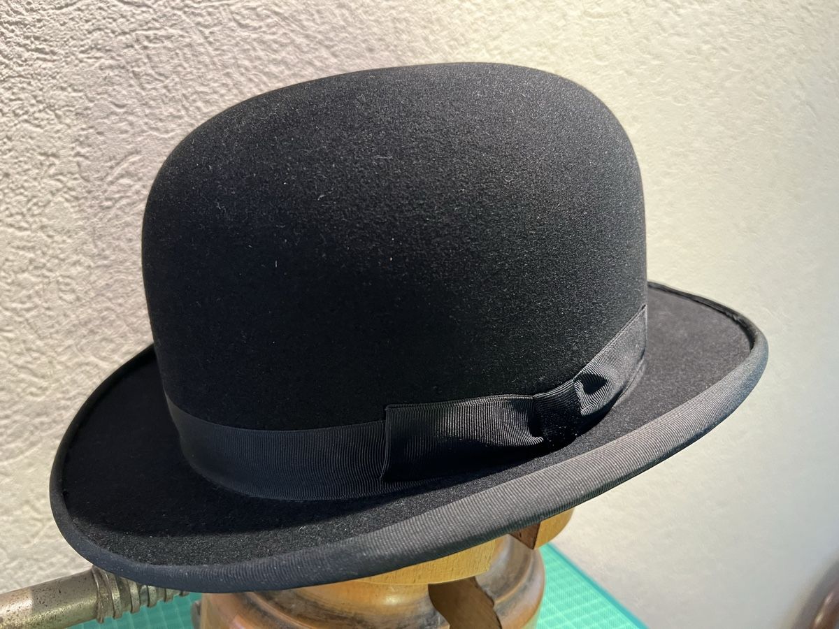 Hüte, Mützen & Caps: Melone Herren-Hut schwarz Grösse 59  – Gebraucht aus Reiden von HerrJacques 1