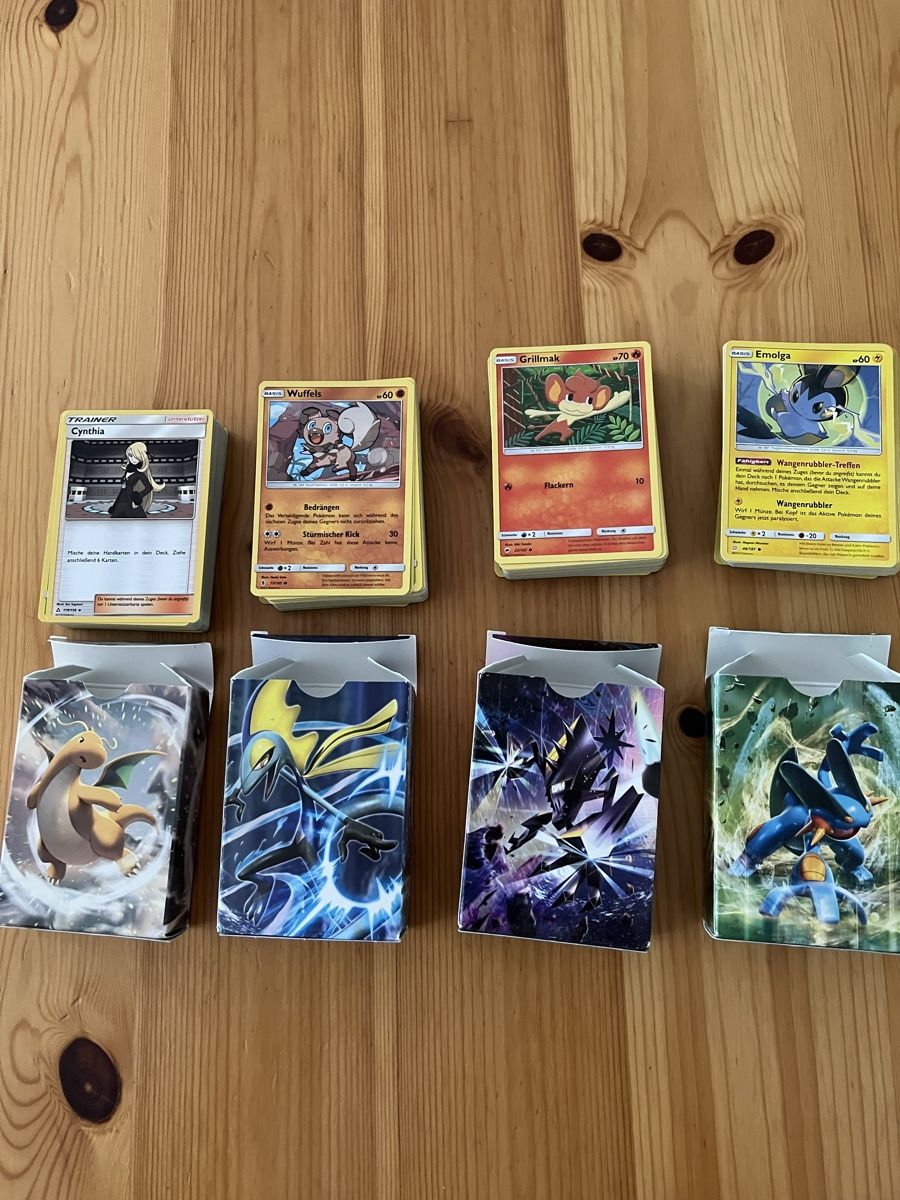Spiele: 4xPokemon Kartenspiele TCG – Neu (gemäss Beschreibung) aus Basel von veralt
